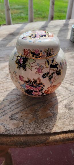 Mason's Patent Ironstone England Ginger Jar