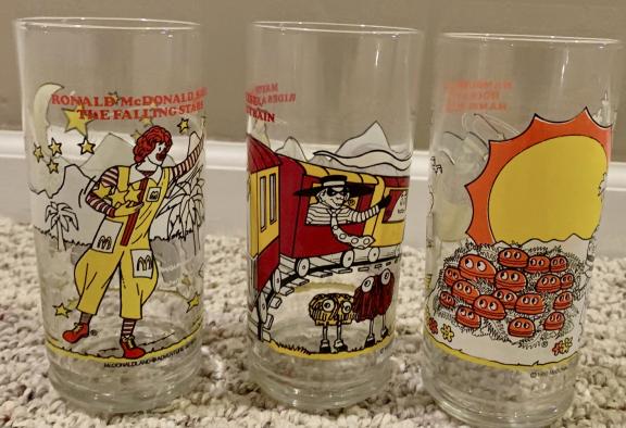 McDonalds Collectible Glasses