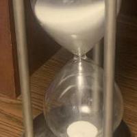 One Hour Sand Timer for sale in North Bergen NJ by Garage Sale Showcase member DominoSugar1215!, posted 06/12/2021