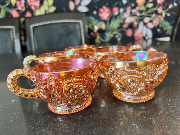 Carnival Glass Set