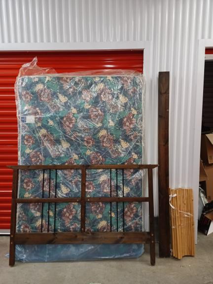 Full Headboard, Rails and Slats