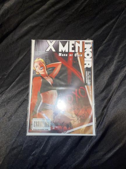 Signed comic book