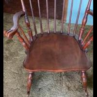 Wood Rocker for sale in Lorain OH by Garage Sale Showcase member shrn, posted 08/30/2022