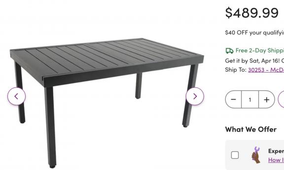 Patio Table