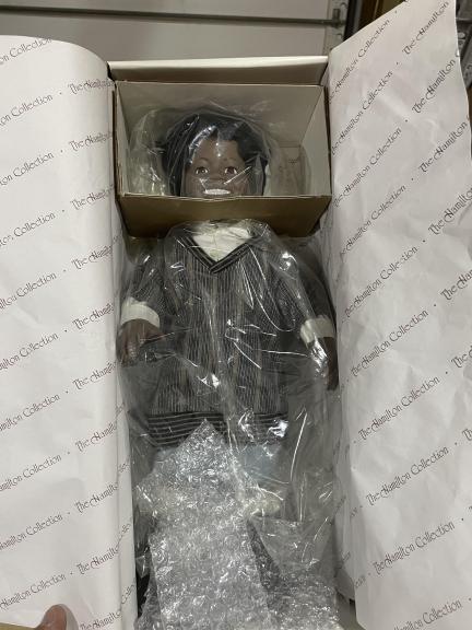Little Rascals Buckwheat porcelain doll for sale in Mt Pleasant MI