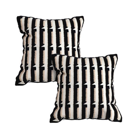 SOGA 2X 45cm Moroccan Lattice Decorative Pillow Cover