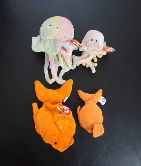 TY beanie baby fish lot of 4 for sale in Kerrville TX