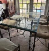 Metal Dining Table and 6 Chairs for sale in Miami FL