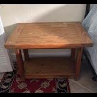 Wooden end table for sale in Miami FL by Garage Sale Showcase member ctshriner, posted 03/26/2025