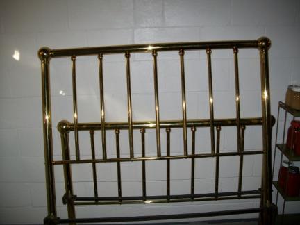 Brass bed headboard, footboard and frame for sale in Elk County PA