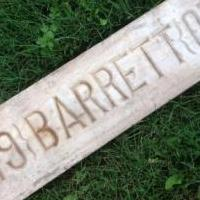 Marble Barrett sign for sale in McKean County PA by Garage Sale Showcase Member Debbe1980