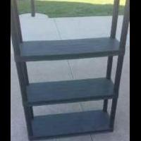 Black Utility Shelf for sale in North Liberty IA by Garage Sale Showcase Member Jsknight007