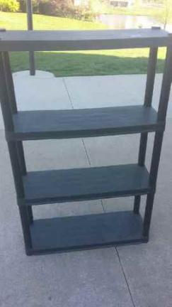 Black Utility Shelf for sale in North Liberty IA