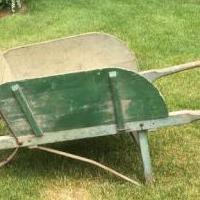 Wheelbarrow-antique for sale in Ferrisburg VT by Garage Sale Showcase member Shdwlk1979, posted 06/11/2020