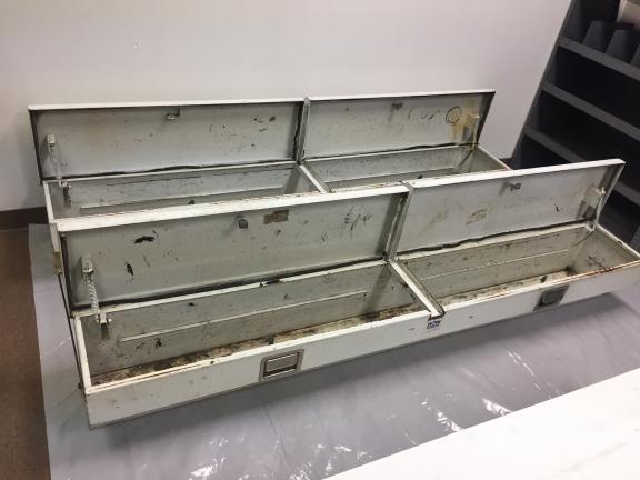 Saddle tool boxes