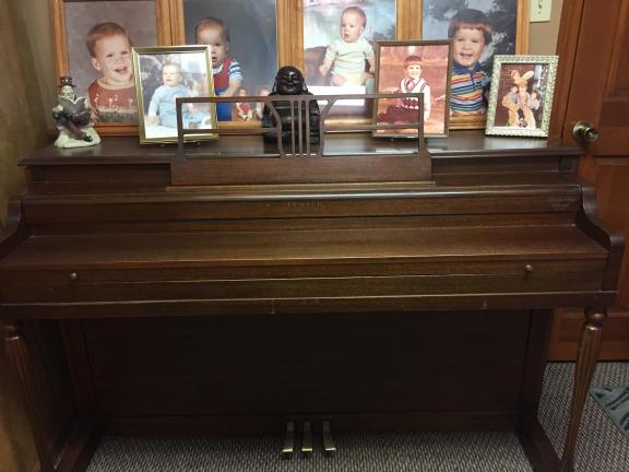 Betsy Ross Spinet Piano