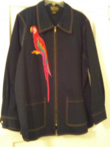 Ladies spring weight denim jacket