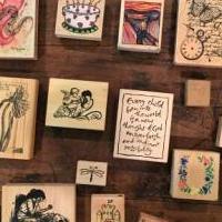 Art stamps for sale in Mckinney TX by Garage Sale Showcase member Flirtginger, posted 06/11/2018