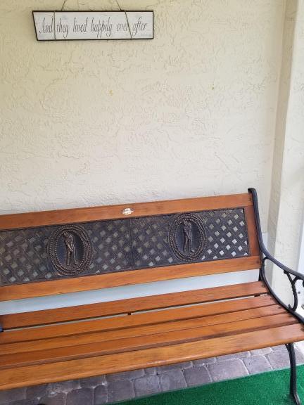Park bench for sale in Sarasota FL