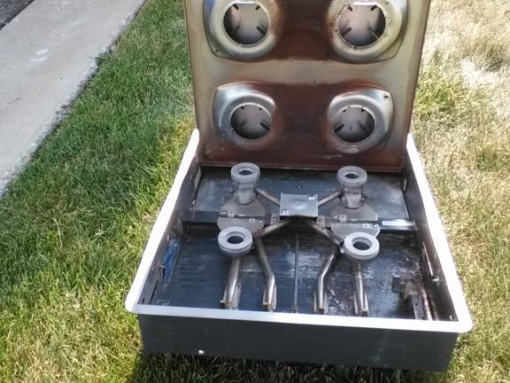 Propane camping stove