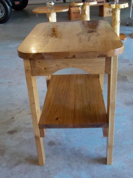 Oak End Table
