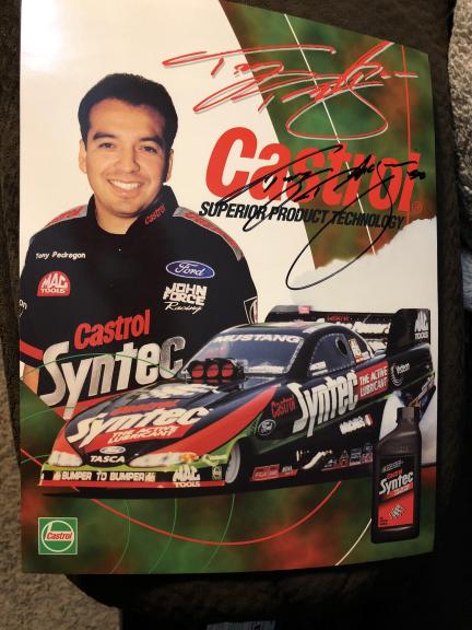 Tony pedregon signed photo for sale in Garden Grove CA