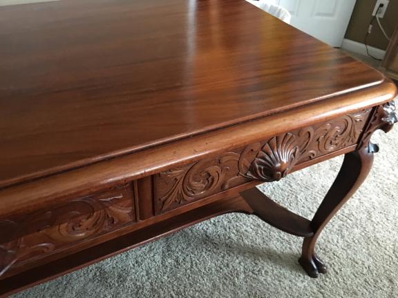 Maple Partners desk with Protective Pad for sale in Alpharetta GA