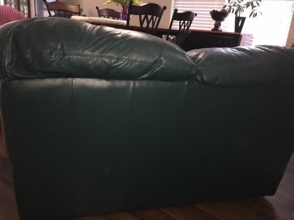 Leather Love Seat