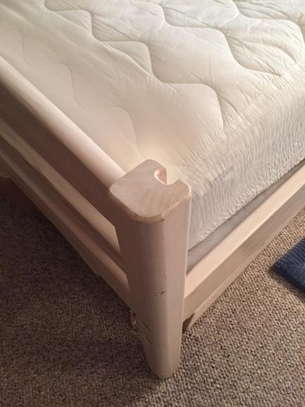 White oak bunk beds