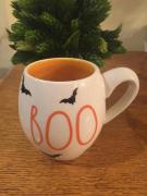 Rae Dunn Original Mug - stencil added Halloween eady for sale in La Porte IN
