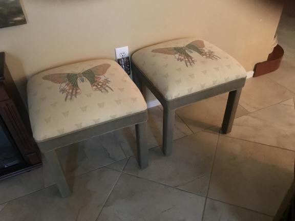 Square butterfly benches for sale in Dunedin FL