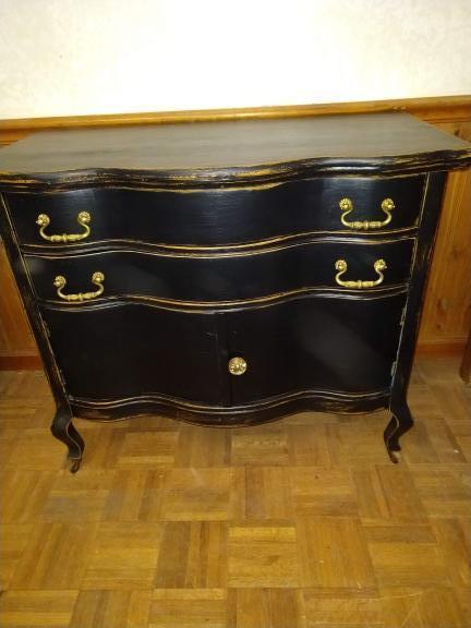 antique chalk painted dresser/buffet/vanity