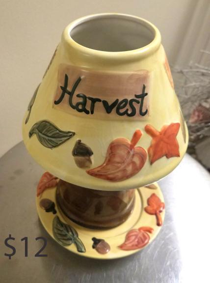 Fall, Harvest, Autumn Candle Topper & Plate for sale in York PA