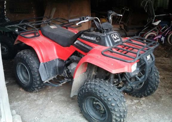 TWIN 2009 KAWASAKI 250 BAYOU'S for sale in Cohocton NY