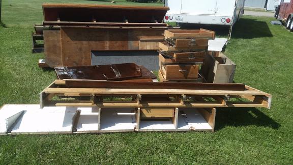 shelving out of tool truck nice