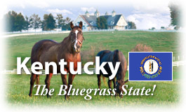 Kentucky, The Bluegrass State!