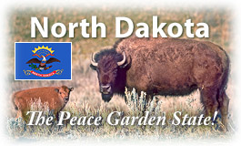 North Dakota, The Peace Garden State!